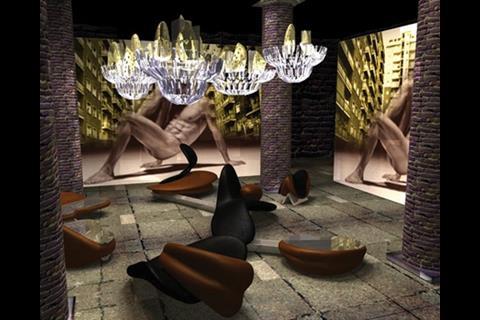 Zaha Hadid’s Aura installation will be shown at the Villa Foscari La Malcontenta